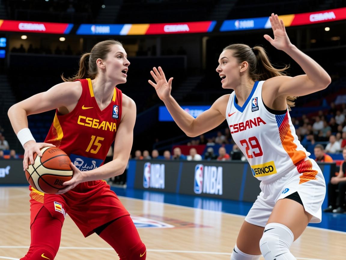 西班牙女篮全力以赴，击败荷兰晋级半决赛  第3张