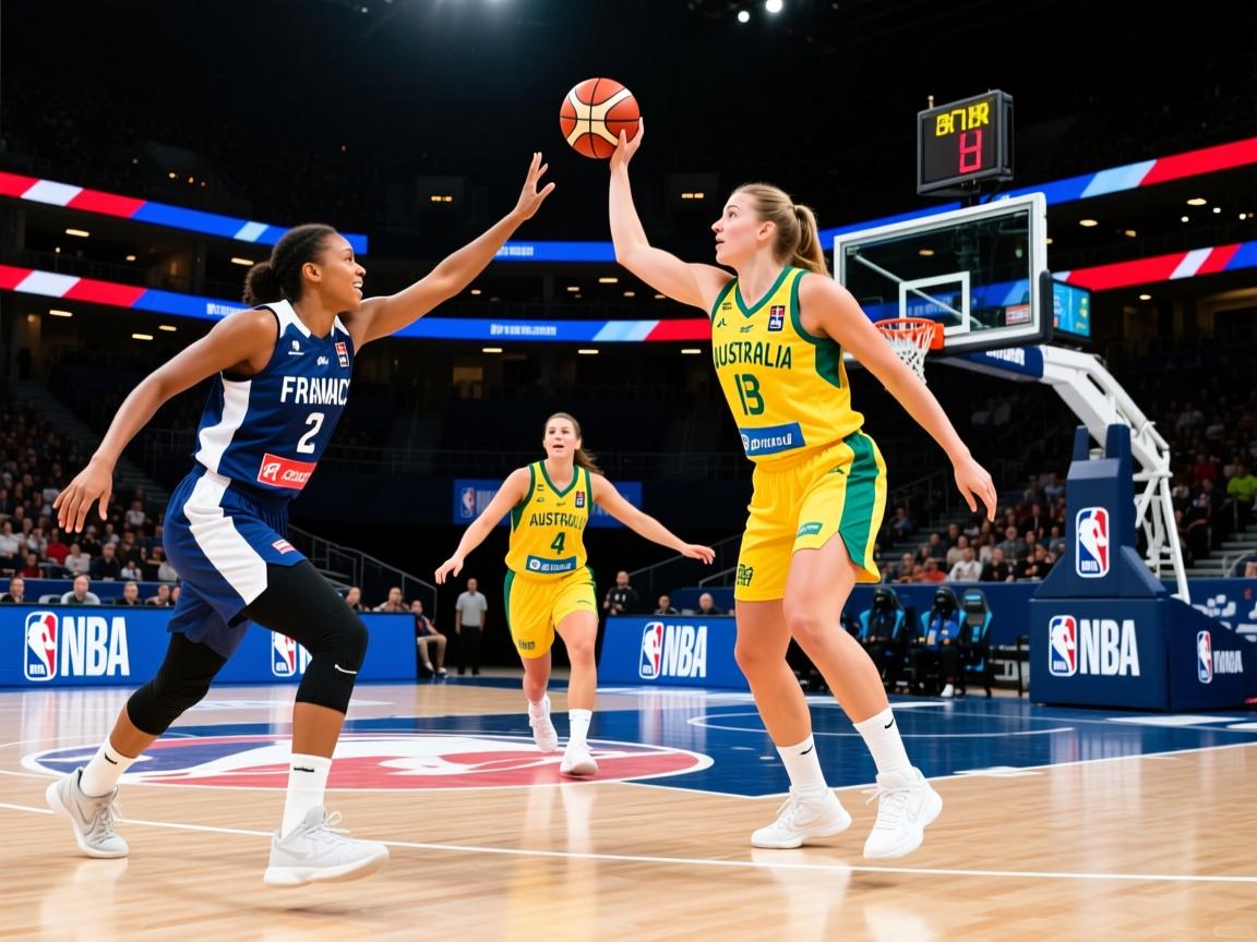 法国女篮力克澳大利亚，将晋级半决赛  第3张
