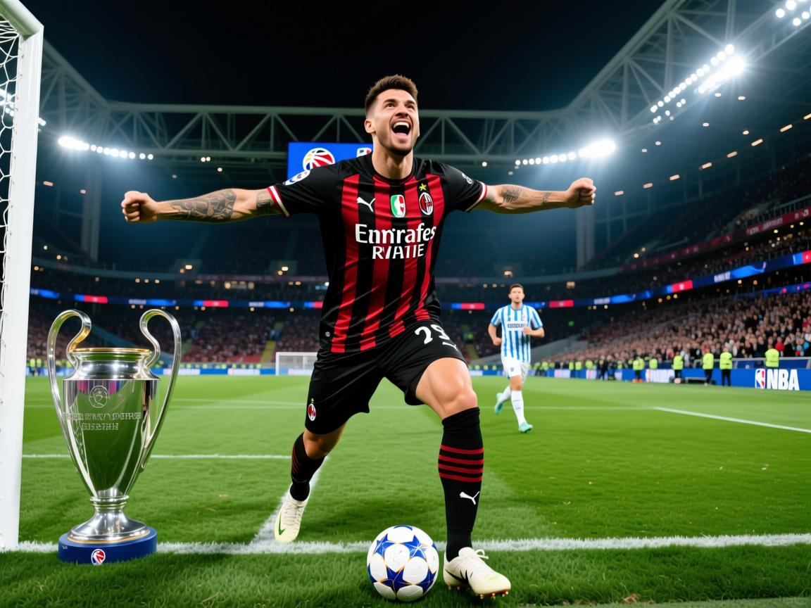 狂胜AC米兰，安莎尔罗获欧冠赛点名  第3张