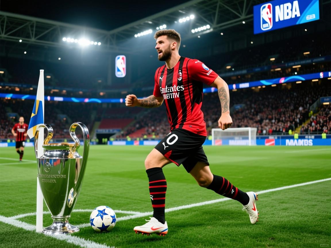 狂胜AC米兰，安莎尔罗获欧冠赛点名  第2张