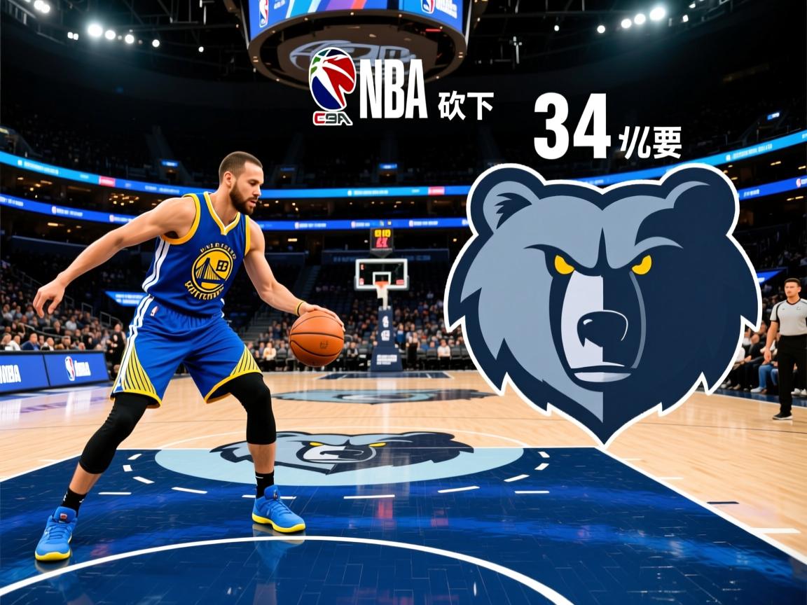 勇士逆转击败灰熊，库里砍下34分  第1张
