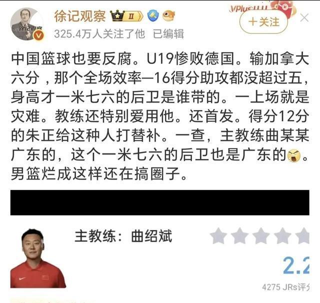 中国男篮三连败倒数第一，一人太差面临开除，球迷真怒了的简单介绍